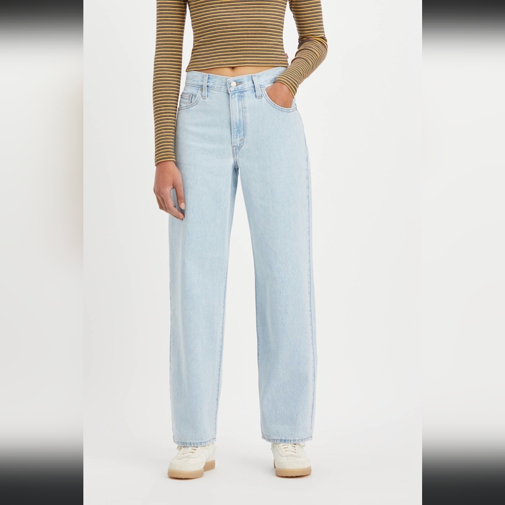 Levi's Baggy Dad Light Blue Women's Jeans W30 L32